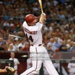 during the MLB game at Chase Field on June 5, 2015 in Phoenix, Arizona.